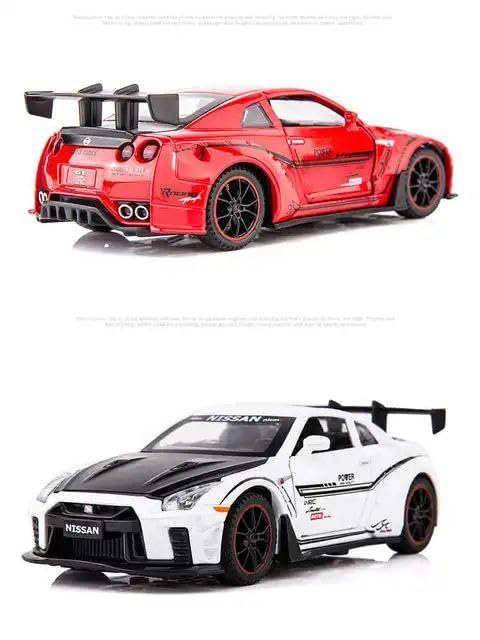 1:24 Scale Exclusive Alloy Metal Pull Back Die-cast Car Model with Sound Light Mini Auto Toy for Kids Metal Model Toy Car with Sound and Light (1.18-1936 Merrc-Bennz Classic -Cherry)