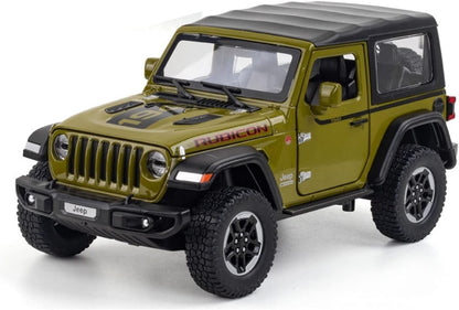 Jeep Wrangler Rubicon 1941 - Diecast Metal Car - Scale 1:24/1:32