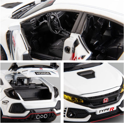 HONDA CIVIC TYPE-R- Diecast Metal Car - Scale 1:32