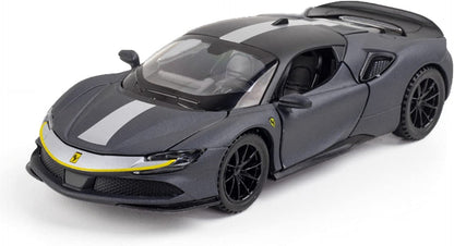 Ferrari Sf90- Diecast Metal Car - Scale 1:24/1:32