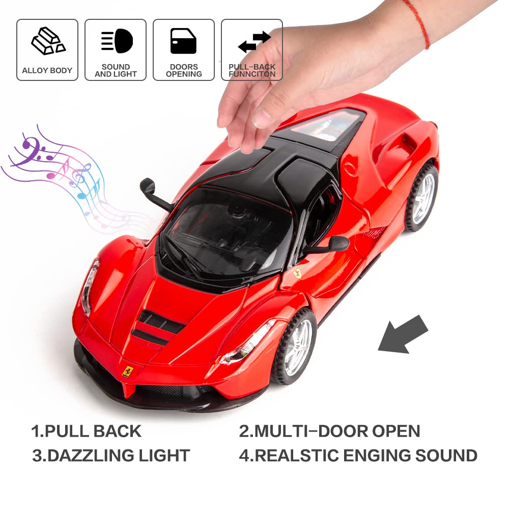 Ferrari Laferrari  - Diecast Metal Car - Scale 1:24/1:32