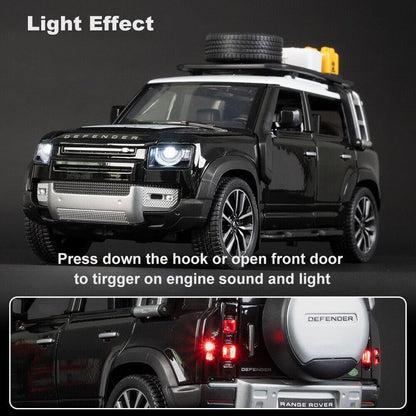 Defender Camping - Diecast Metal Car - Scale 1:24