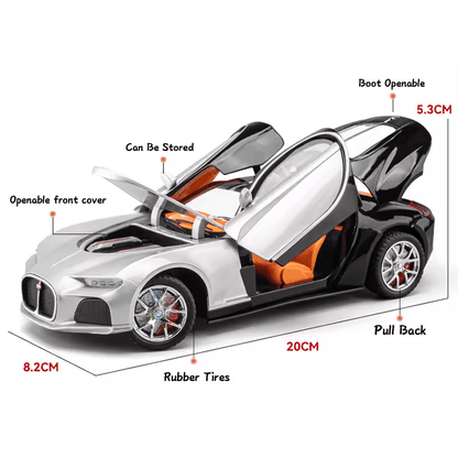 Bugatti Atlantic Concept - Diecast Metal Car - Scale 1:24