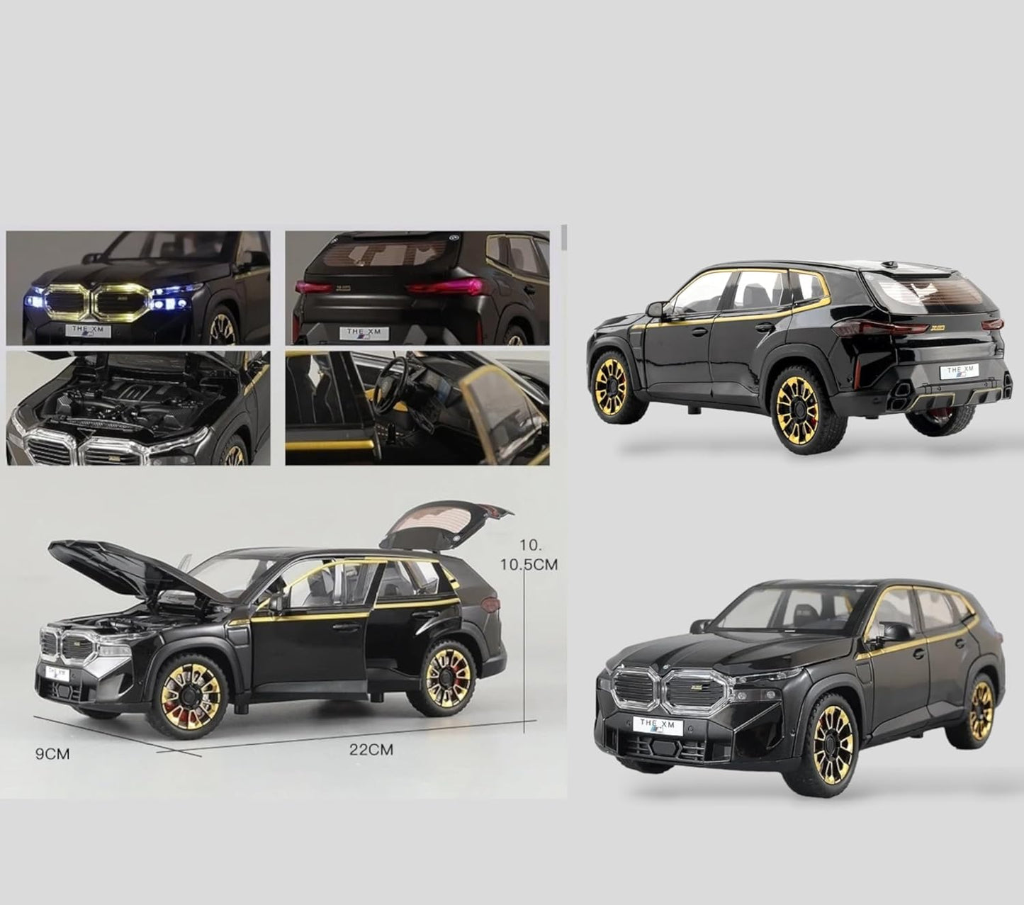 Bmw Xm - Diecast Metal Car - Scale 1:24