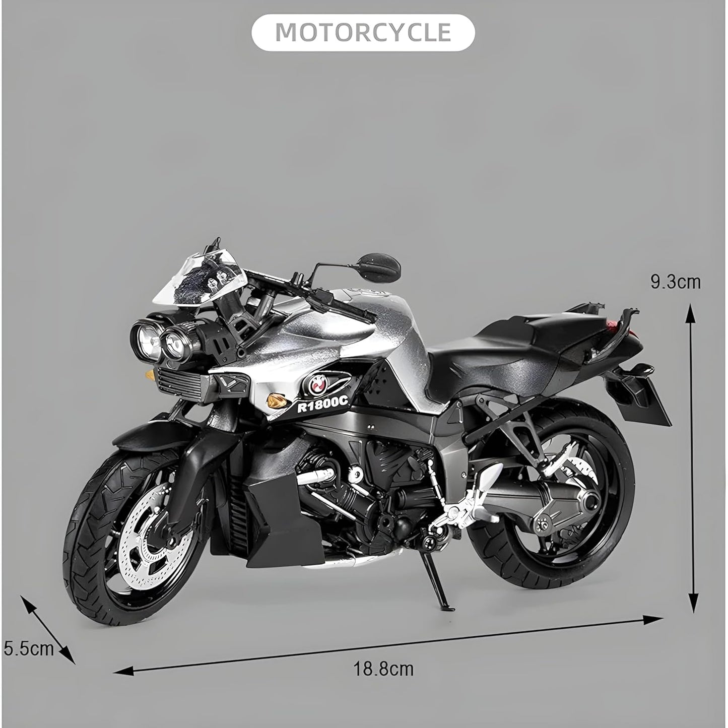 Bmw R1800c  - Diecast Metal Car - Scale 1:24