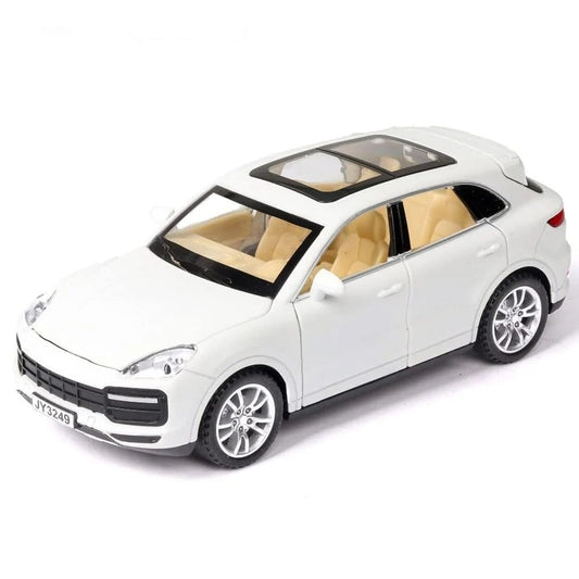 DIECAST METAL PULLBACK TOY CAR WITH OPENABLE DOORS
