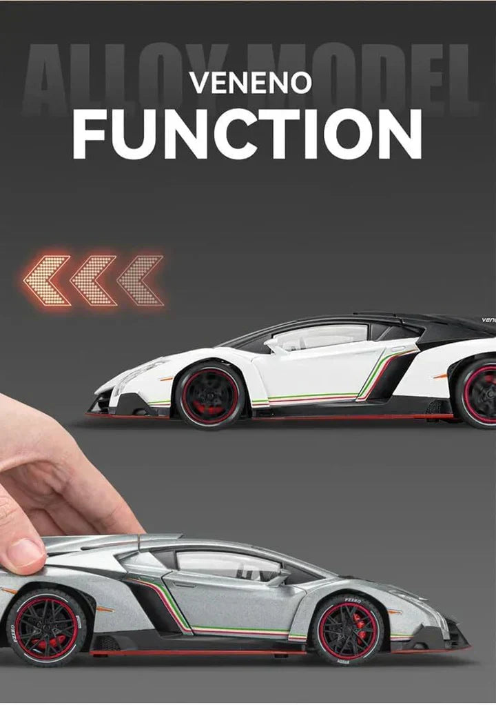 Lamborghini Veneno  - Diecast Metal Car - Scale 1:24
