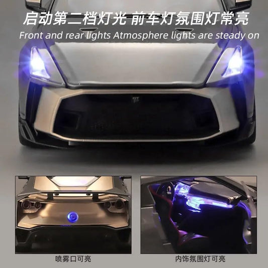 Nissan Gtr-50 Sport Scale Model Diecast Metalcar - All Size
