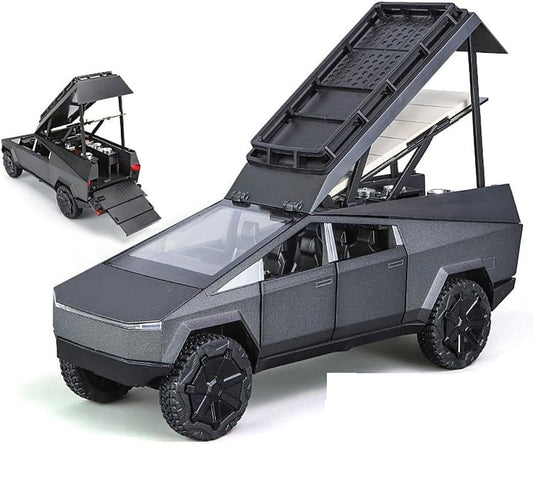 Tesla Cybertruck Camping Vehicle Scale Model Diecast Metalcar - All Size
