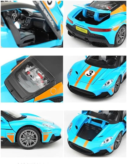 Maserati Mc20 Scale Model Diecast Metalcar - All Size