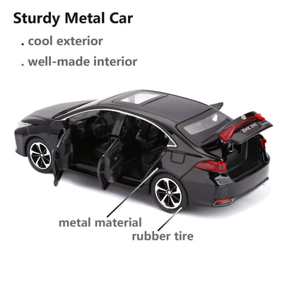 MER-CEDES Ben-Z 300SL Die-Cast Metal Car with Sport car Openable Doors Light and Sound,Pull Back Function Indoor Outdoor Toy for Kids (1.24 Scale AMG ONE-Green)