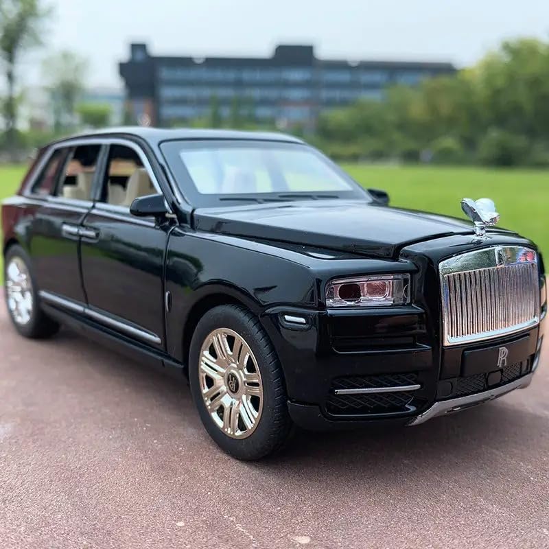 1:24 Scale Exclusive Alloy Metal Pull Back Die-cast Car Model with Sound Light Mini Auto Toy for Kids Metal Model Toy Car with Sound and Light(1.24 -Tesla Model 3- Black)