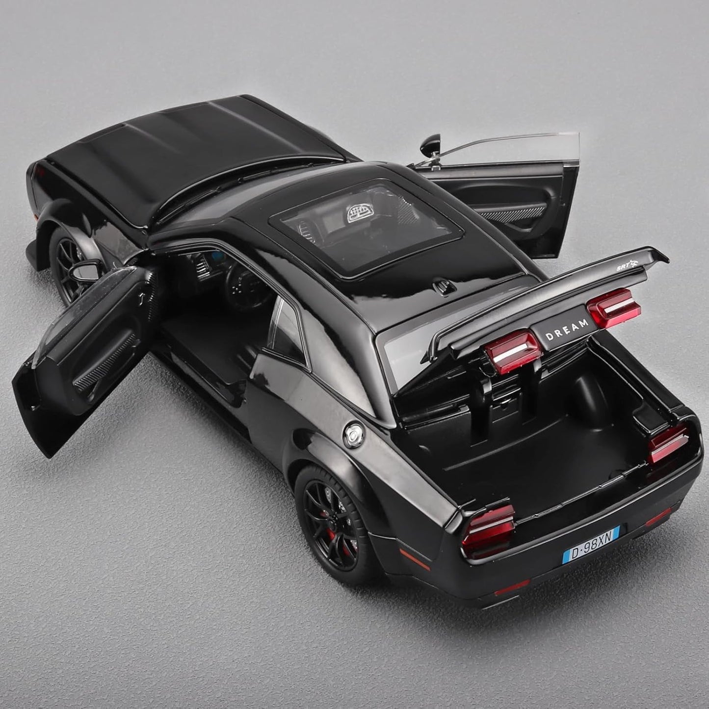 1:24 SCALEExclusive Alloy Metal Pull Back Die-cast Car Scale Model with Sound Light Mini Auto Toy for Kids Metal Model Toy Car with Sound and Light (Lamborgini Veneno- Multicolor)