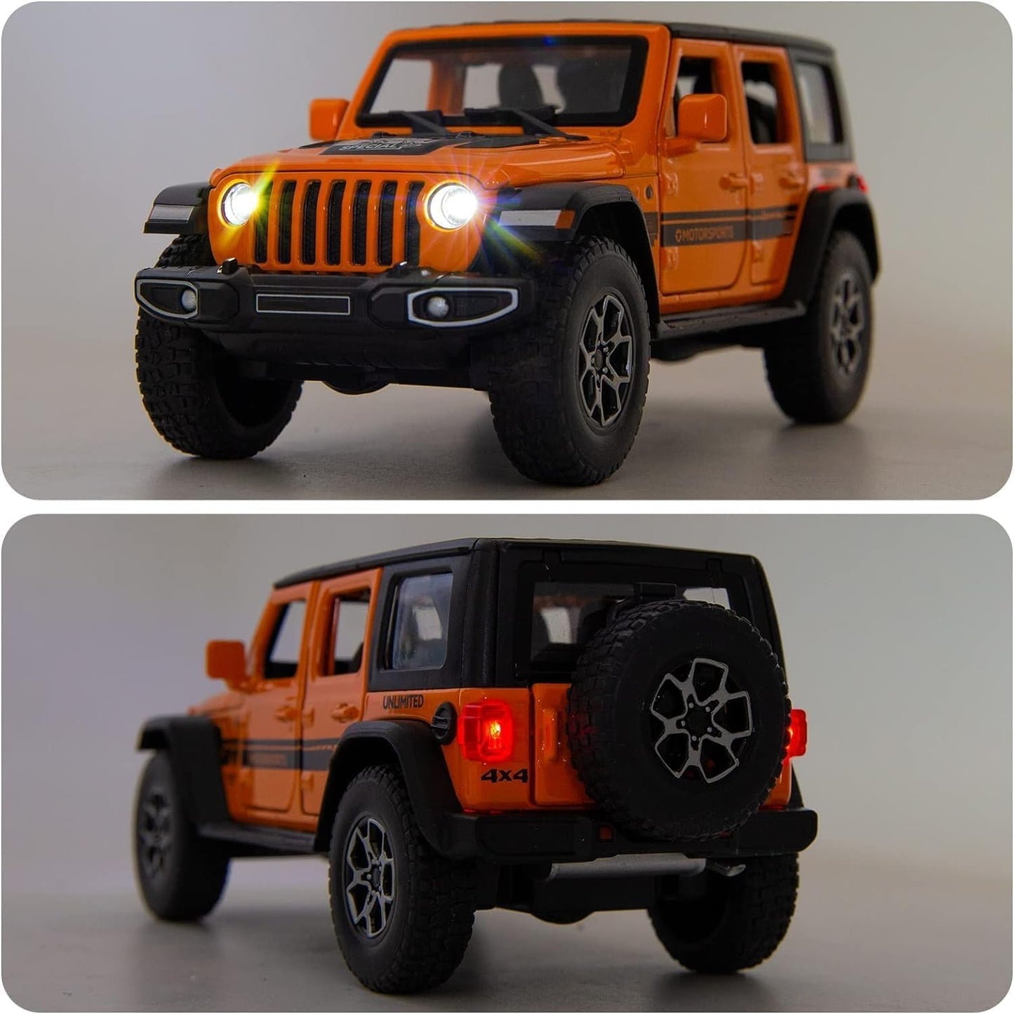 Scale Exclusive Alloy Metal Pull Back Die-cast Car Model with Sound Light Mini Auto Toy for Kids Metal Model Toy Car with Sound and Light (1:24 Lamborghini Revuelto LB774-WHITE)