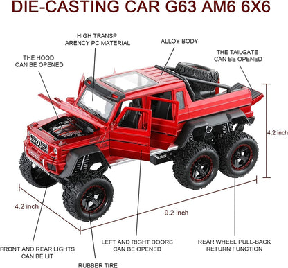 Scale Exclusive Alloy Metal Pull Back Die-cast Car Model with Sound Light Mini Auto Toy for Kids Metal Model Toy Car with Sound and Light (1.32 Scale Pajero-Black)