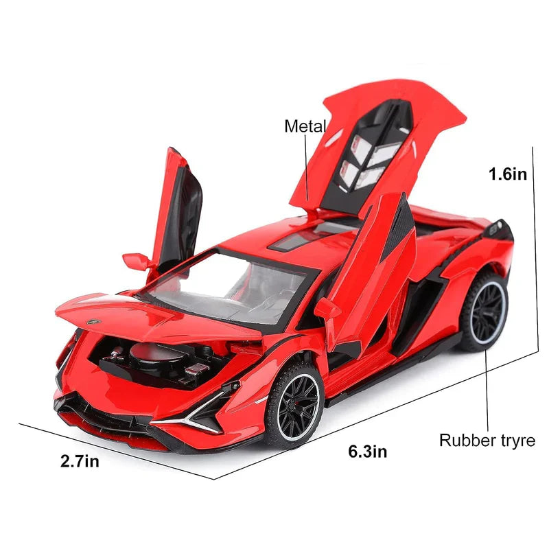 Lamborghini Sian- Diecast Metal Car - Scale 1:24/1:32