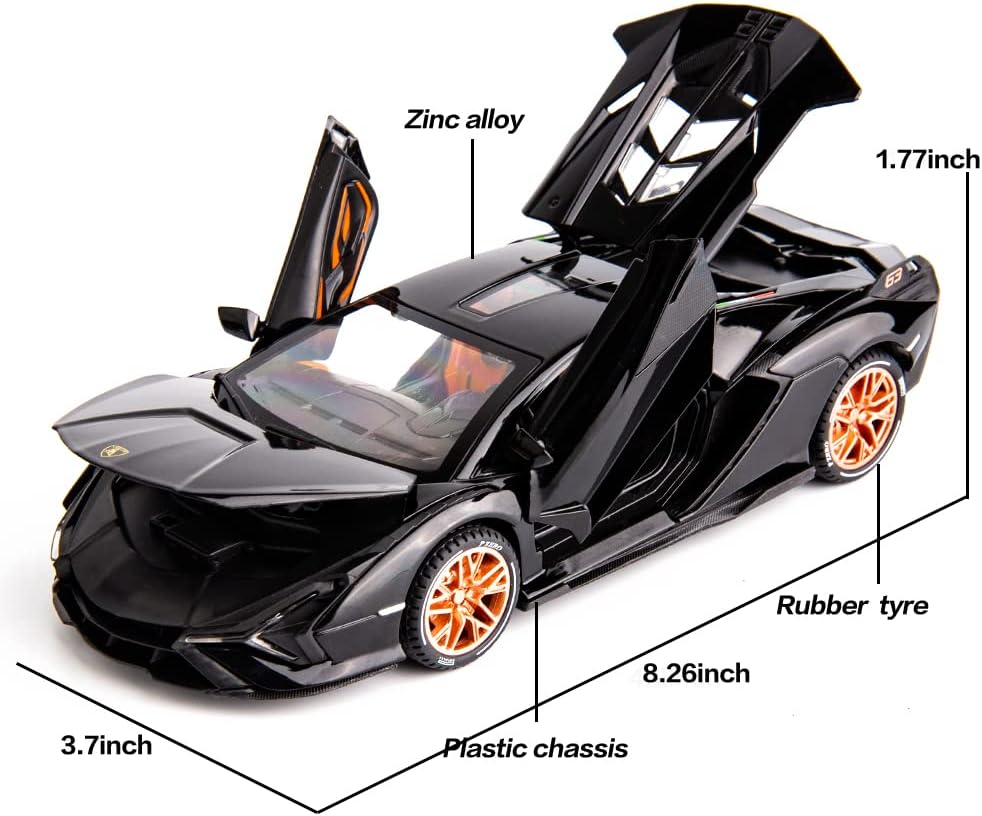 Lamborghini Sian - Diecast Metal Car - Scale 1:24/1:32