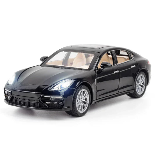 BIG SIZE PORCHE PALAMORA 1:24 DIECAST METAL PULLBACK TOY CAR
